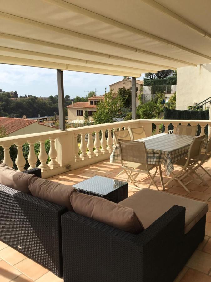Villa Paradiso, Logement Avec Piscine, Nice Nord Bagian luar foto